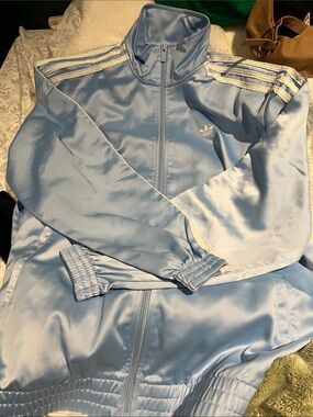 adidas | Jackets & Coats | Adibreak Velour Track Top | Poshmark